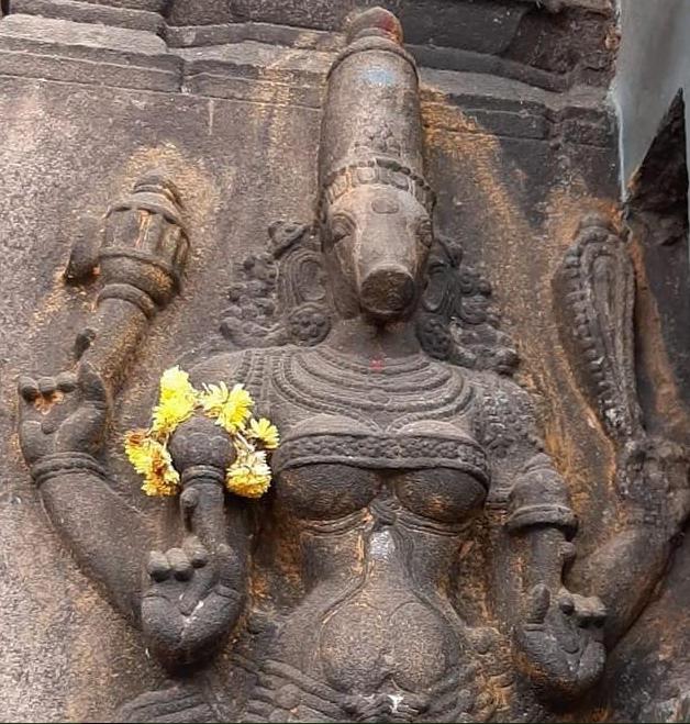 Maa Varahi at Sri Ekambaranathar Temple at Kanchipuram-Stumbit Heritage